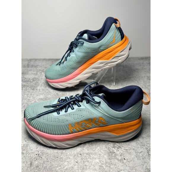 Hoka One One Bondi 7 Women's Running Shoes Size 9D F27220E, 1110531BHBI, Wide - Picture 1 of 10